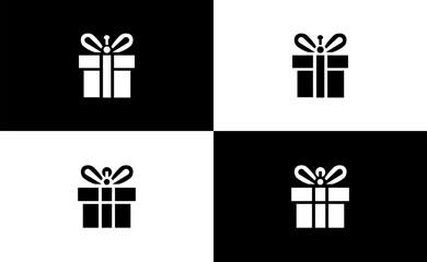 silhouette icon, interior elements black and white christmas elements