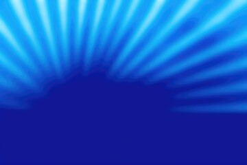 Obraz premium Bright blue light rays emanating from a dark center point, creating a burst or intense glow effect.