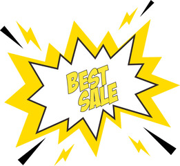 Big Sale Pop Art Comic Style