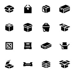 Fast shipping delivery truck flat vector icon for apps and websites on background