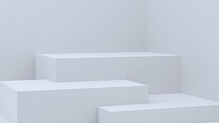 empty white box on gray background