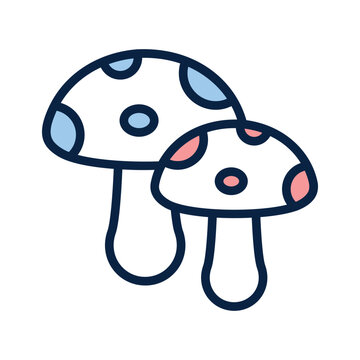 recommend clip art: Premium icon of mushroom, healthy and organic food