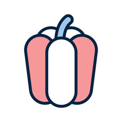 Visually appealing amazing icon of bell pepper, vector of capsicums