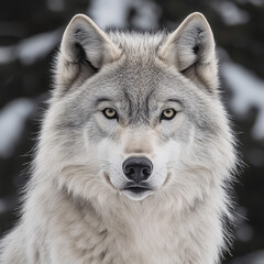 Wolf an iconic apex predator, embodies both grace and ferocity. With its sleek fur, keen senses, and haunting howl, the wolf roams the forests and plains in packs, displaying remarkable.
