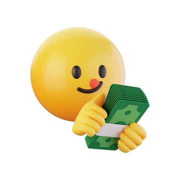 Naklejki 손동작이 있는 3D 이모지 아이콘