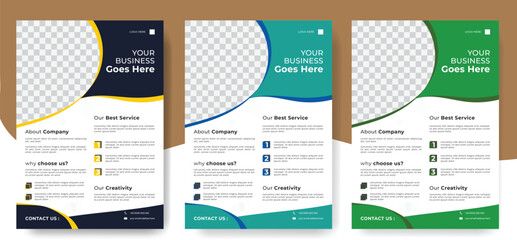 Corporeat creative mordan business flyer design.