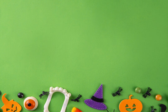 Halloween bright holiday background
