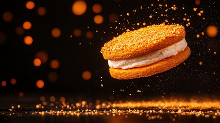 Bruttiboni almond meringue ice cream sandwich from Italy