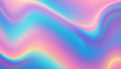 Obraz premium Fond texture métallique fluide pack liquide brillant vibrant irisé holographique arc-en-ciel multicolore. 