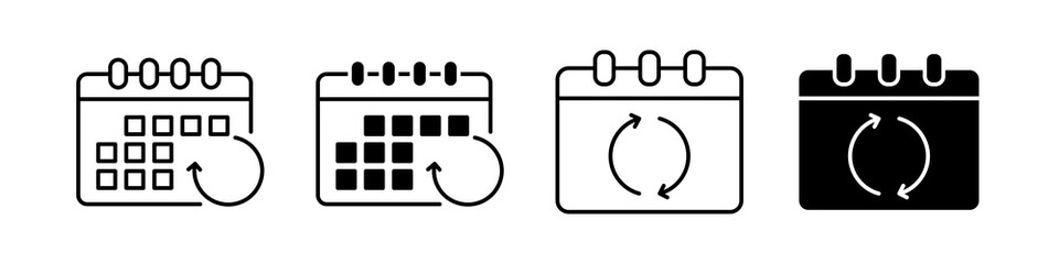 subscription vector icon set