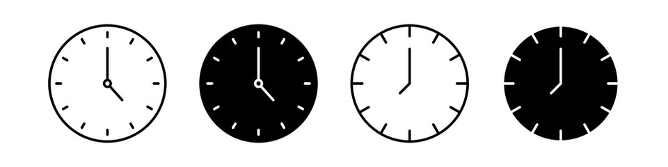 Schedule Vector Icon Set