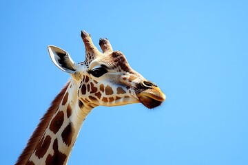 Naklejka premium giraffe in the zoo