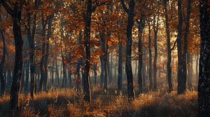 autumn in the forest