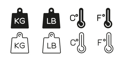 Measurement icon. Measure icon.