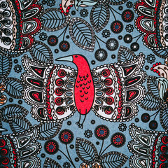 Arrière plan coloré avec motif graphique floral mandala coloriage