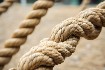 Fototapeta premium close up of a rope