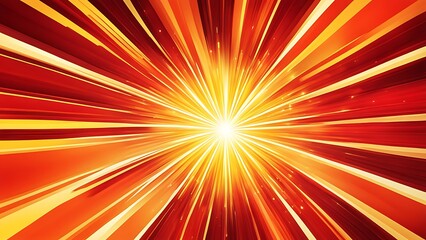 Fototapeta premium Radiant Energy Burst: A Dynamic Light Show Abstract Background