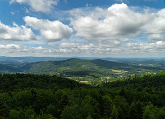 Panorama z Holicy Bieszczady 