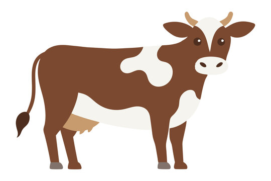 recommend clip art: Jersey Cow Vector Illustration, Dairy Cow Clipart, Farm Animal Graphic, Rustic Cattle Design
