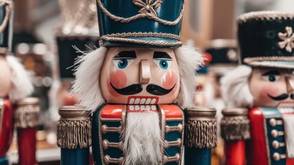 Colorful Nutcracker Soldier Decoration Display
