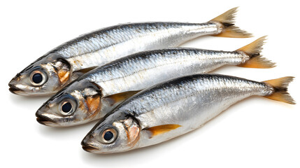 Fototapeta premium Herring fish isolated on white background