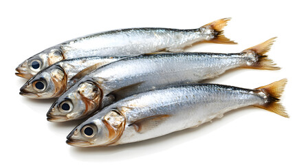 Fototapeta premium Herring fish isolated on white background