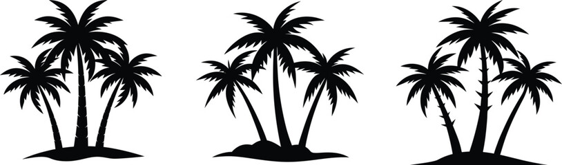 A palm tree set art work