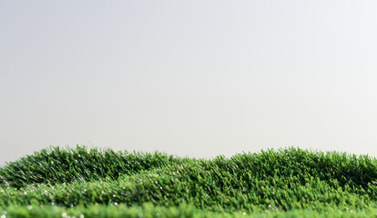 Textural image of the artificial grass surface
