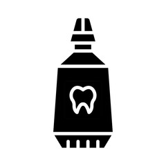 Obraz premium Mouthwash glyph icon