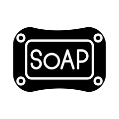 Soap glyph icon