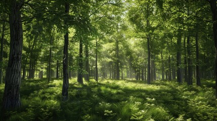 Obraz premium forest in the morning