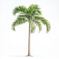 Fototapeta premium palm tree on white background