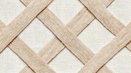 Fototapeta premium Textured Fabric Weave with Natural Color Tones