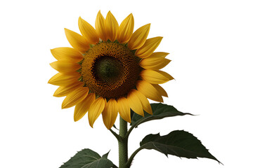 sunflower isolated on transparent background