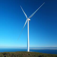 wind turbine in the field