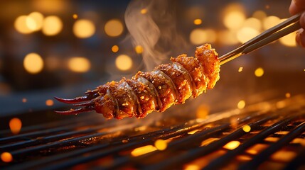 Scorpion China deepfried scorpions on a stick in Beijing night markets