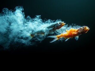 Surstromming Sweden fermented Baltic Sea herring with a pungent aroma in Stockholm