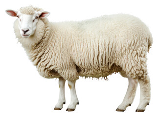 Obraz premium PNG Sheep livestock animal mammal.