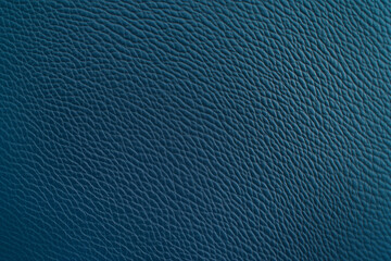 Capital Dark Blue Grain Leather Texture. Background.