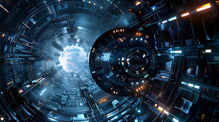 Fototapeta premium future spacecraft