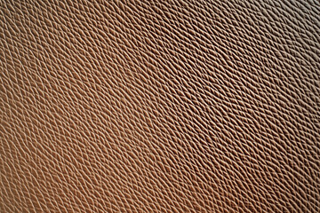 Natural Brown Grain Leather Texture. Background.