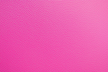 Fototapeta premium Neon Pink Grain Leather Texture. Background.