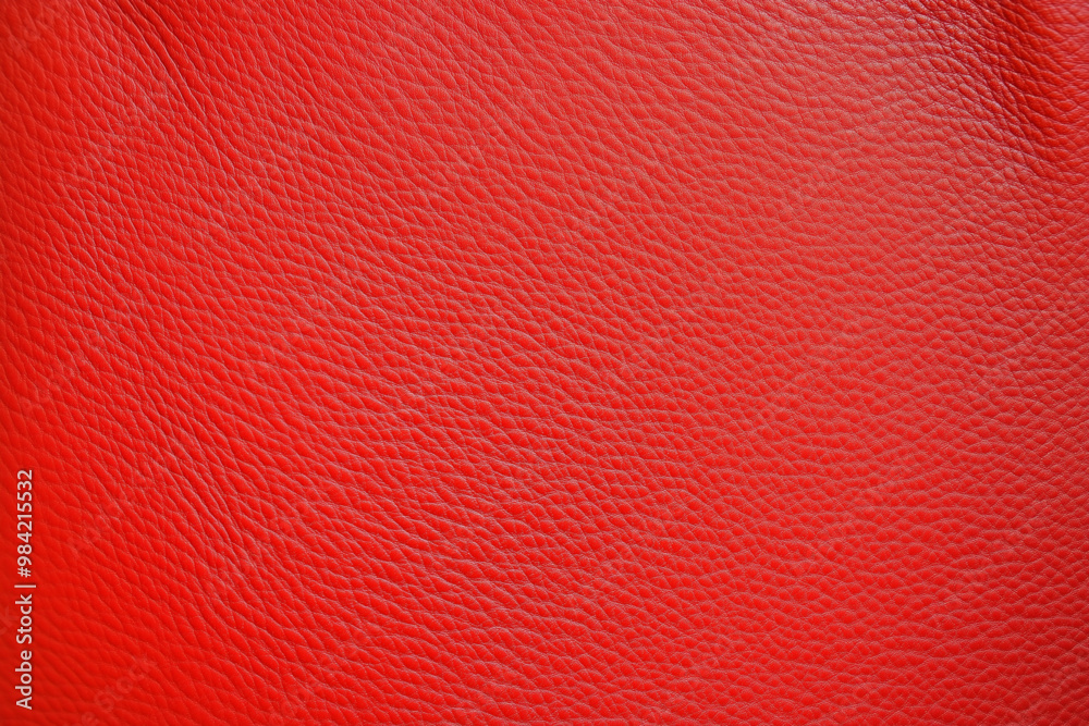 Canvas Prints Red Grain Leather Texture. Background.