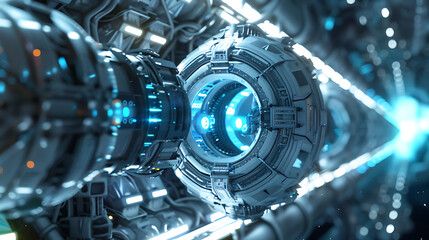 Fototapeta premium future spacecraft