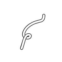 single confetti outline