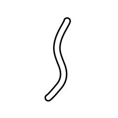 single confetti outline