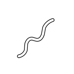 single confetti outline