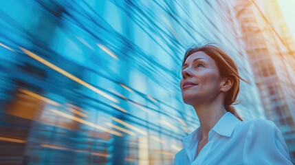 Empowered Women in Business Walking Outdoors