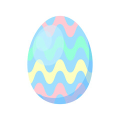 Decorative patterned colorful easter eggs icons vector illustration perfect for holiday easter