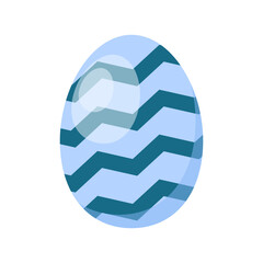 Decorative patterned colorful easter eggs icons vector illustration perfect for holiday easter